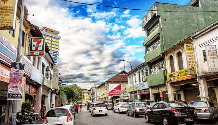 Một góc đường ở Perak Ipoh