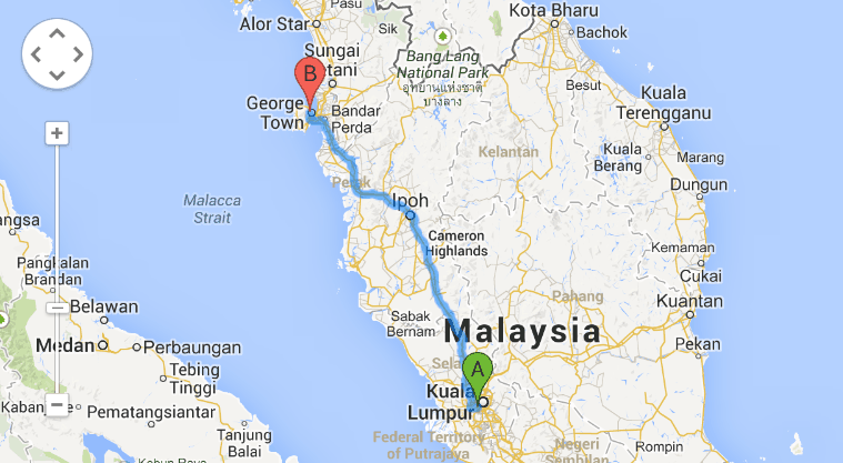 Bản đồ du lịch Ipoh, kinh nghiệm du lịch Ipoh