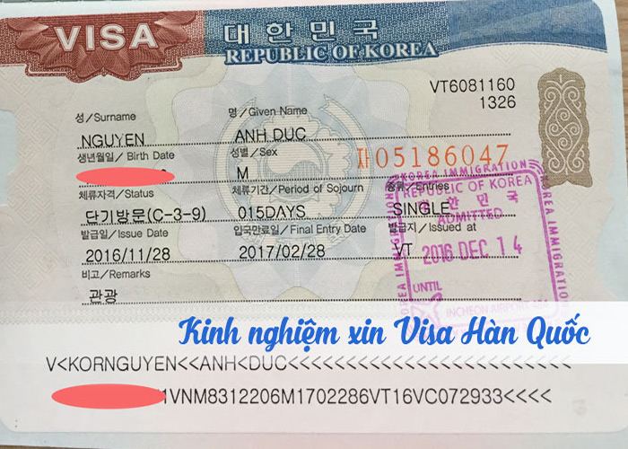 Thủ Tục Xin Visa Hàn Quốc - Hướng Dẫn Chi Tiết Và Kinh Nghiệm Cần Biết