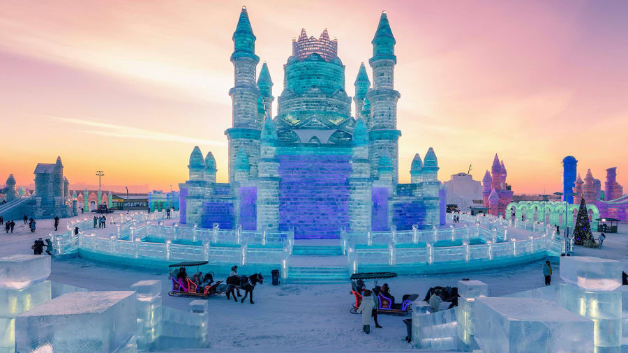 Thế giới băng tuyết tại Cáp Nhĩ Tân