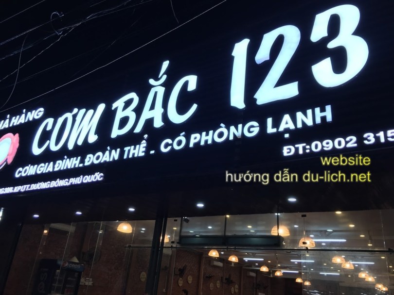 Nhà hàng Cơm Bắc 123