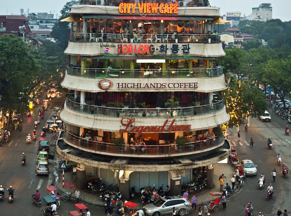 quan cafe dep nhat Ha Noi