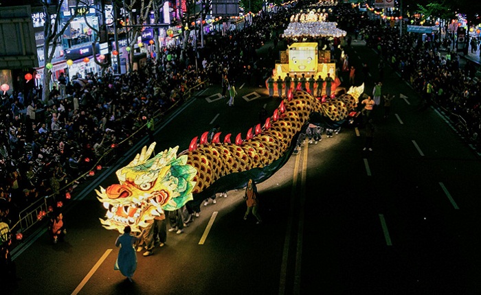 Lễ hội đèn lồng hoa sen tại Hàn Quốc 