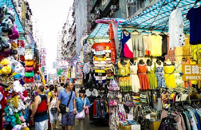 khu mua sắm Mongkok