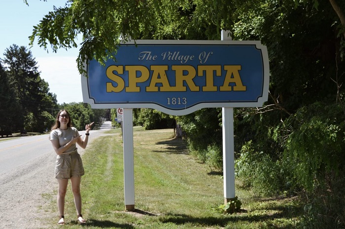 Sparta có tên gọi truyền thống là “Yarmouth Corners” và là một trong những thị trấn cổ nhất ở Canada