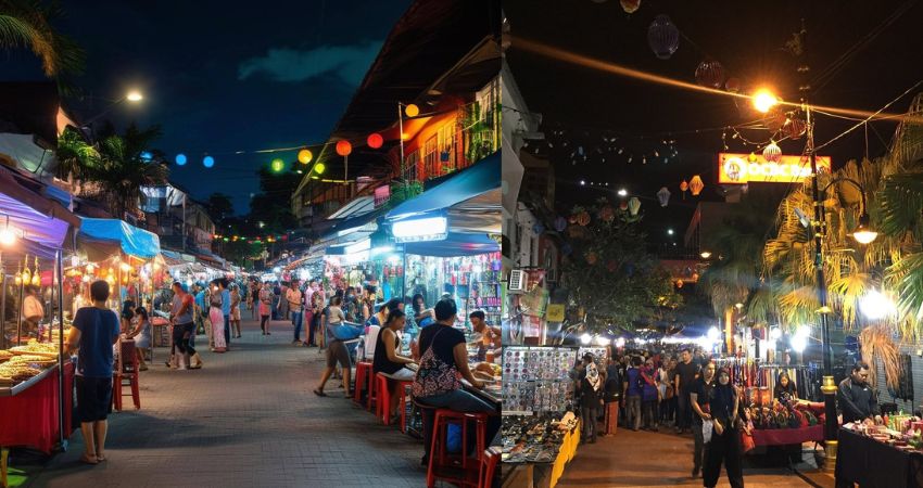 Các khu chợ đêm tấp nập tại Johor Bahru Các khu chợ đêm tấp nập tại Johor Bahru