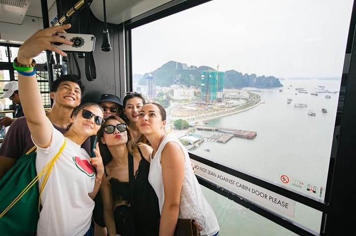 Cáp treo Nữ hoàng không thể thiếu trong lịch trình đi Hạ Long 2 ngày 1 đêm dịp Tết