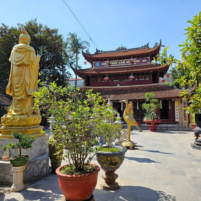 Chùa Dư Hàng Hải Phòng có khuôn viên rộng lớn