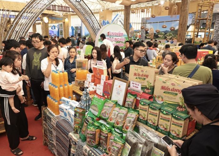 Sản phẩm các vùng miền tại hội chợ mùa Xuân 2026