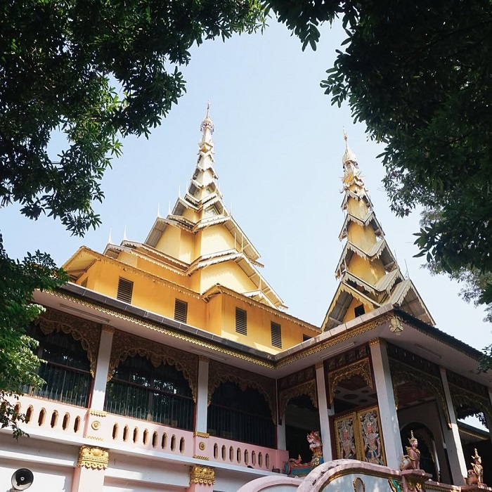 Chùa Wat Ku Tao Thái Lan góc nào cũng đẹp