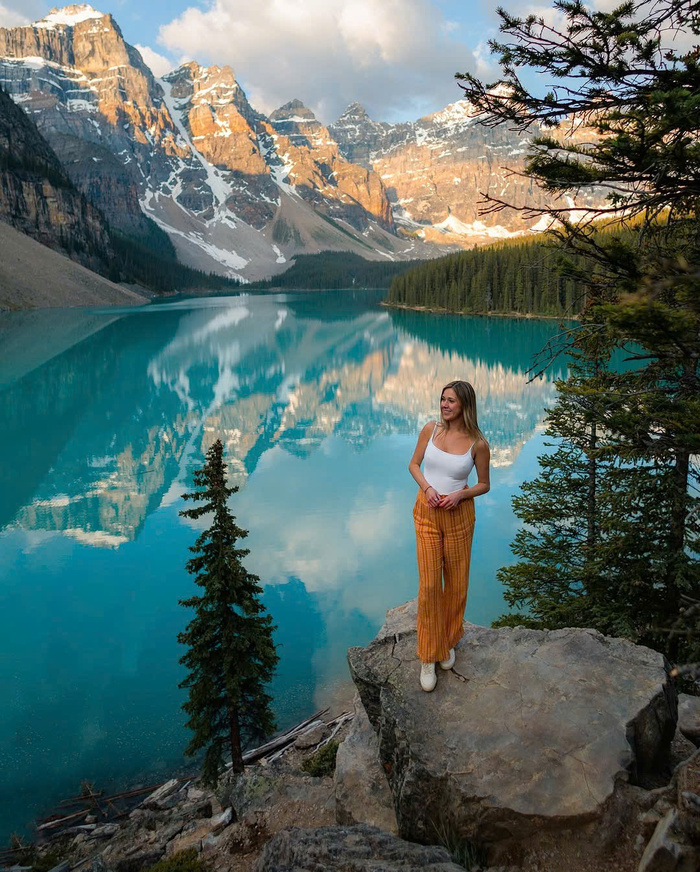 Hồ Moraine Canada là một trong những hồ nước đẹp nhất Bắc Mỹ