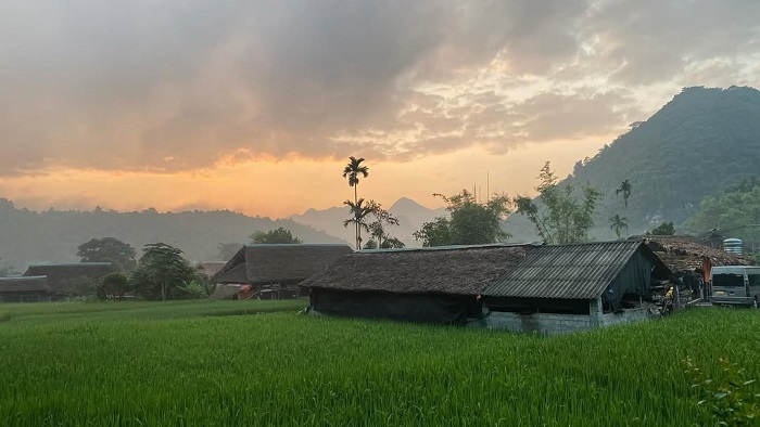 Thôn Tha Hà Giang vào một buổi sớm mai trong lành