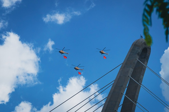 Hình ảnh đầy tự hào trong chuyến tác nghiệp dịp lễ 30/4.