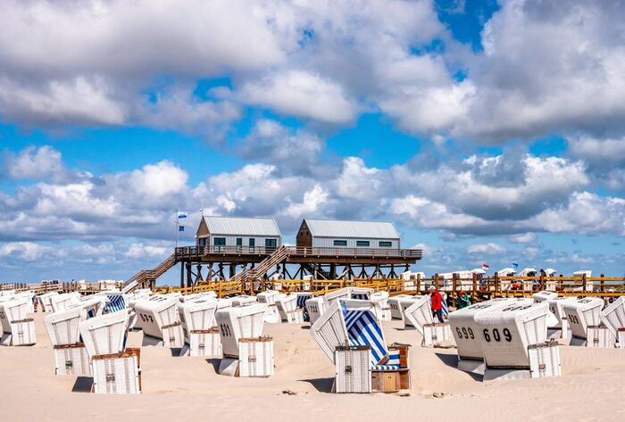 Các bãi biển đẹp ở Đức - Bãi biển vịnh St. Peter-Ording