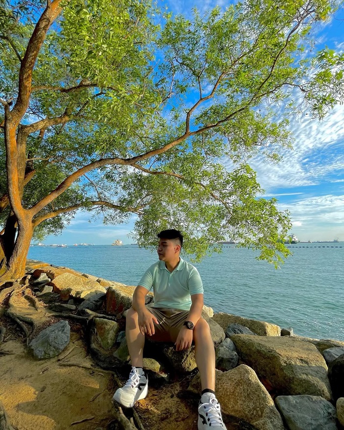 Bãi biển Siloso Singapore với cảnh sắc tuyệt đẹp