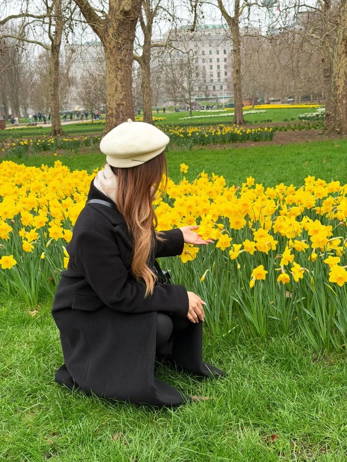 Khu vườn bao quanh cung điện Buckingham Anh