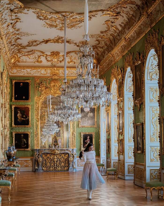 Thời điểm ghé thăm cung điện Residenz Đức lý tưởng là mùa xuân