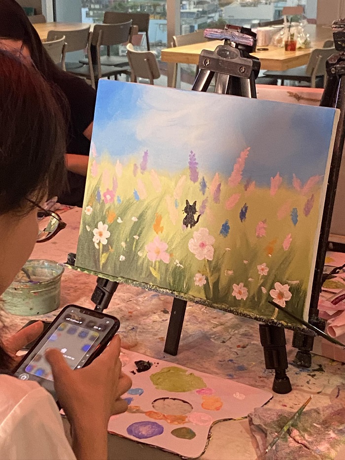 Sáng tạo nghệ thuật khi tới địa điểm workshop vẽ tranh ở TPHCM