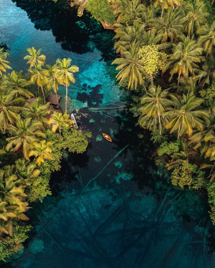 Hồ Paisupok Indonesia đẹp hơn cả AI 