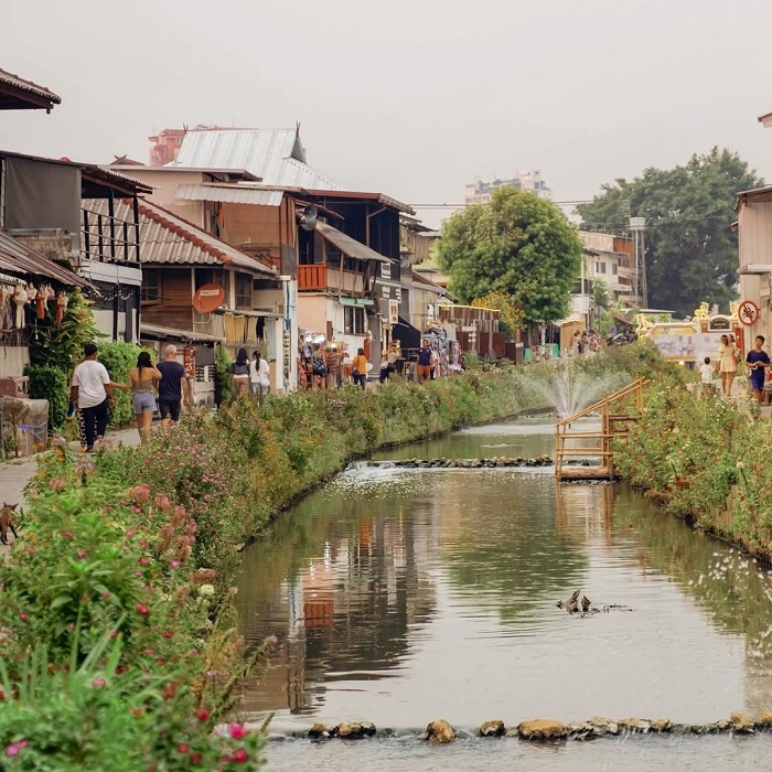 Làng cổ Khlong Mae Kha Thái Lan toát lên vẻ đẹp bình yên