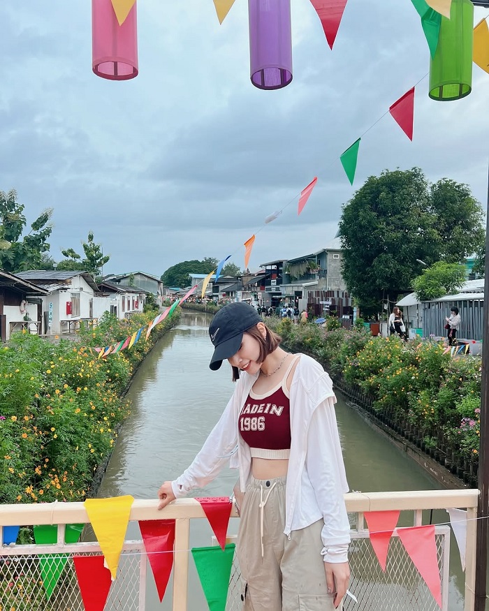 Làng cổ Khlong Mae Kha Thái Lan thu hút du khách