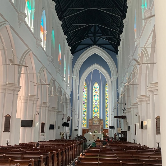 Nhà thờ Saint Andrew Singapore có thiết kế tỉ mỉ 