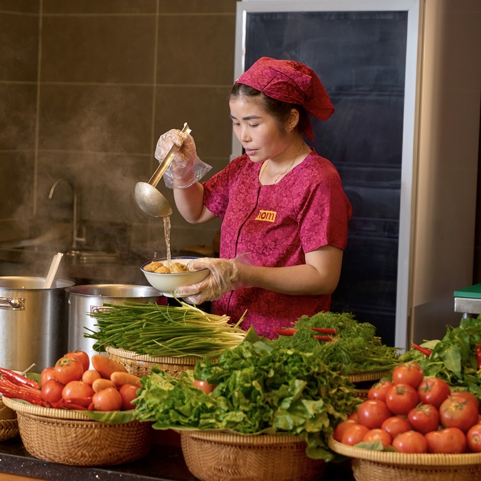 Quán ăn ngon ở gần Hồ Gươm Hoàn Kiếm với phong cách làng quê