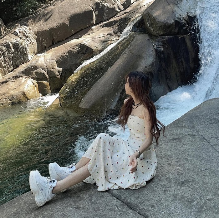 Thác Khe Vằn Quảng Ninh mang đến nhiều ảnh đẹp cho bạn