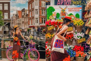 Chợ hoa Bloemenmarkt Hà Lan: Chợ hoa nổi độc đáo bên dòng sông Singel lãng mạn