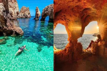 Cảm nhận mùa hè ‘cực cháy’ tại bãi biển Algarve Bồ Đào Nha – Thiên đường biển đảo đẹp top đầu châu Âu