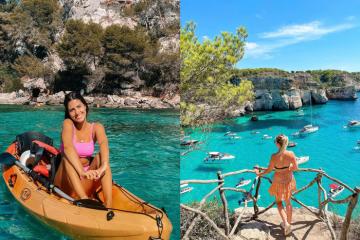 Bãi biển Cala Macarella Tây Ban Nha: Viên ngọc xanh xinh đẹp của Menorca