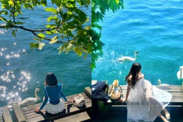 Hồ Zurich Thụy Sĩ: Tấm gương khổng lồ phản chiếu dãy Alps hùng vĩ