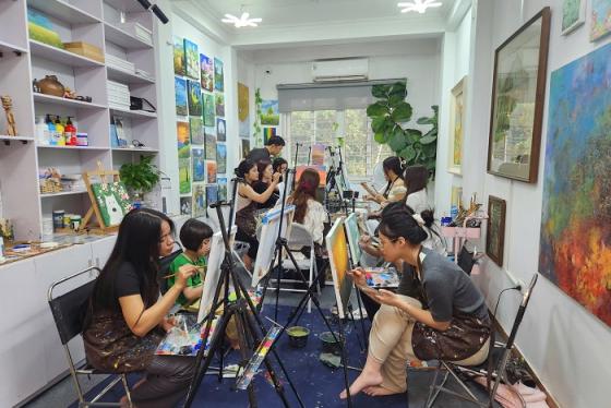 6 địa điểm workshop vẽ tranh ở Hà Nội cho bạn chill chill