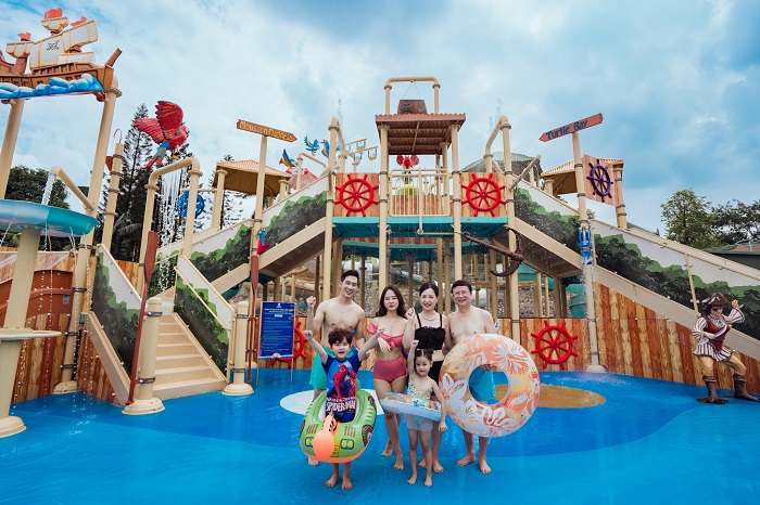 Thiên đường Bảo Sơn có nhiều khu vực vui chơi từ công viên nước tới vườn thú chờ bạn Du lịch Hà Nội mùa hè