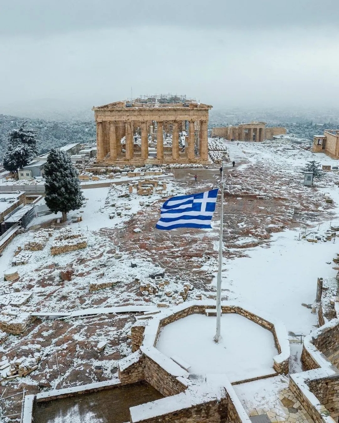 du lịch hy lạp mùa đông