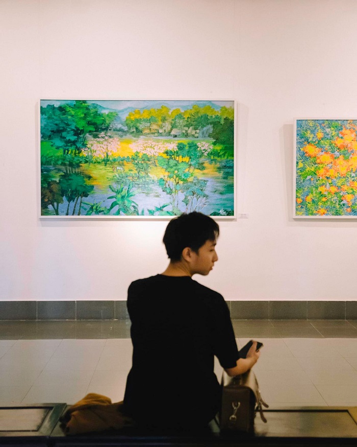 Bảo tàng Mỹ thuật Việt Nam có nhiều khu trưng bày đặc sắc