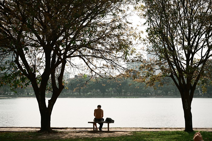 Công viên Thống Nhất Hà Nội với vẻ đẹp mơ màng tại Hồ Bảy Mẫu