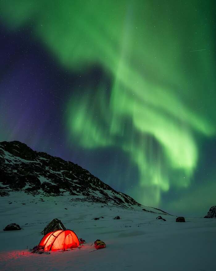 kinh nghiệm du lịch Greenland - Chiêm ngưỡng hiện tượng Northern Lights