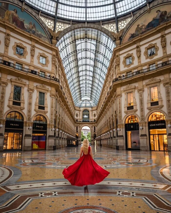 Kinh nghiệm du lịch Milan Italy – Ghé thăm Galleria Vittorio Emanuele