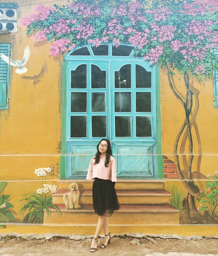 Làng bích họa Chử Xá Hà Nội vốn là một ngôi làng bình thường trước đây