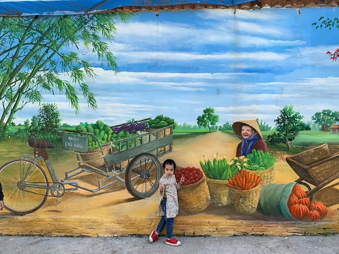 Làng bích họa Chử Xá Hà Nội đưa du khách đến với những cảm xúc đẹp