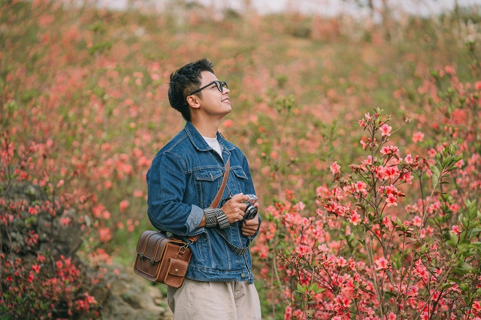 Còn chần chờ gì nữa lập team tới vườn hoa đỗ quyên Mộc Châu nào