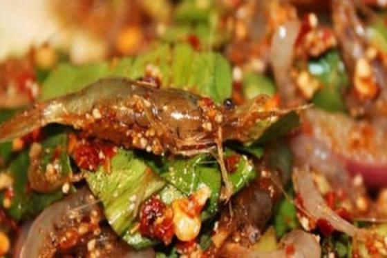 Gỏi tép nhảy Quảng Trị – Đặc sản độc đáo của Bàu Trạng Vĩnh Tú