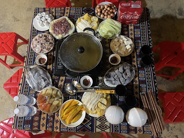 Bắc Hà Horse Farmstay phục vụ các món đặc sản vùng cao