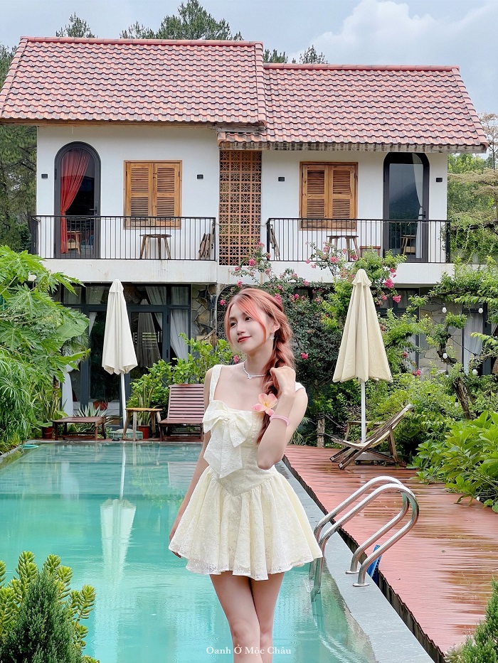du lịch Mộc Châu tháng 5 có nhiều homestay đẹp, thân thiện môi trường