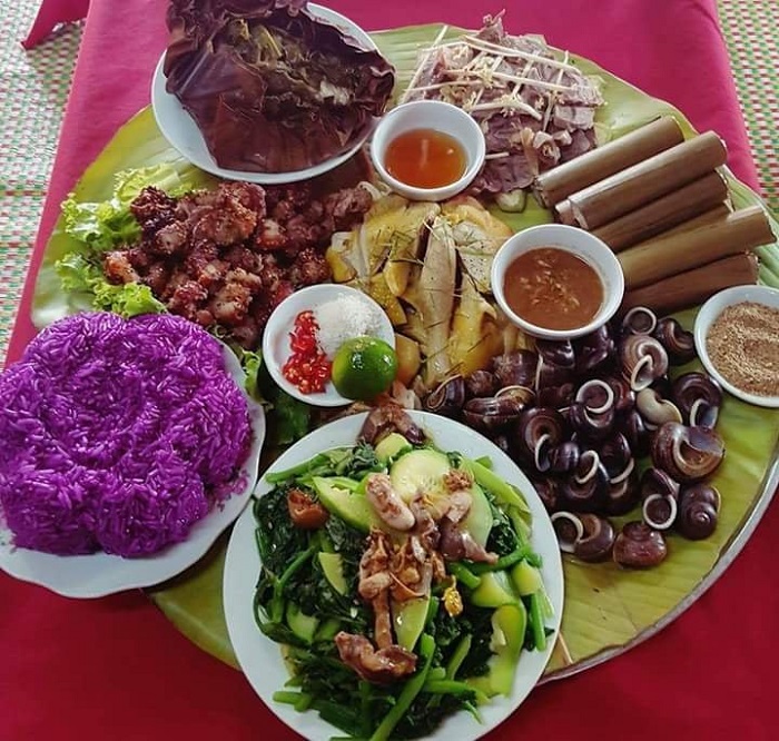 Mai Chau Farmstay là farmstay đẹp ở Hòa Bình có nhiều món ăn ngon 