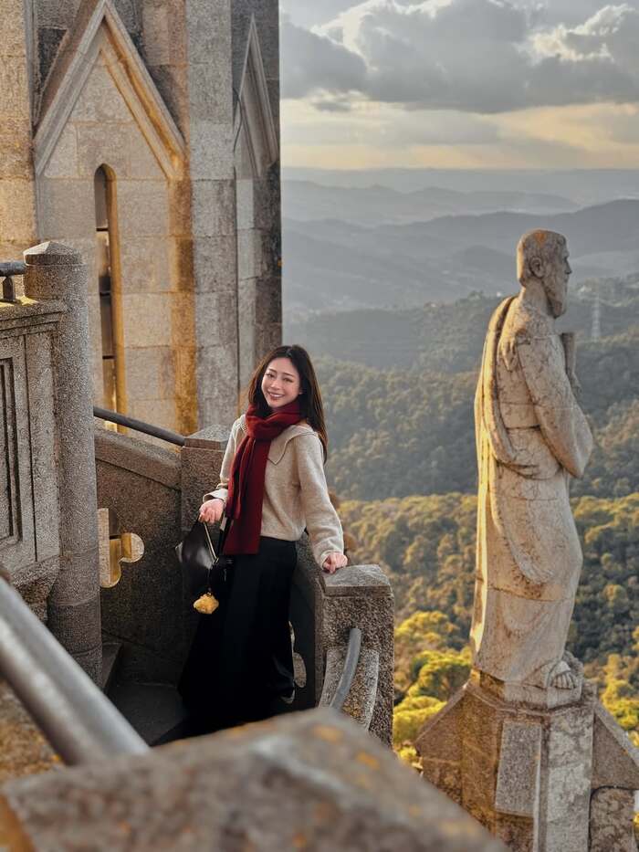 Kinh nghiệm du lịch Barcelona Tây Ban Nha - Đồi Tibidabo