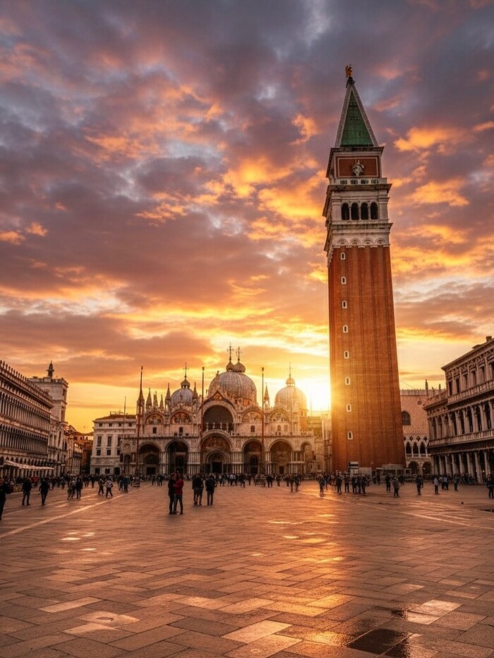 Kinh nghiệm du lịch Venice Italy - Khám phá Quảng trường Thánh Marco