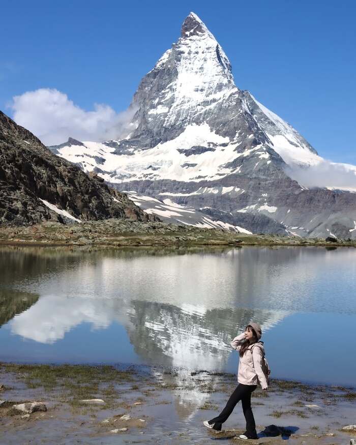 Kinh nghiệm du lịch Zermatt Thụy Sĩ – Khám phá hồ Riffelsee