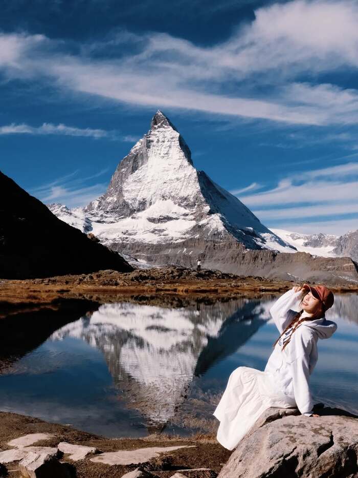 Kinh nghiệm du lịch Zermatt Thụy Sĩ – Khám phá hồ Riffelsee